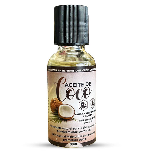 Aceite Esencial de Coco, Coconut Essential Oil 2 oz, Natural de Mexico - Tierra Naturaleza Shop