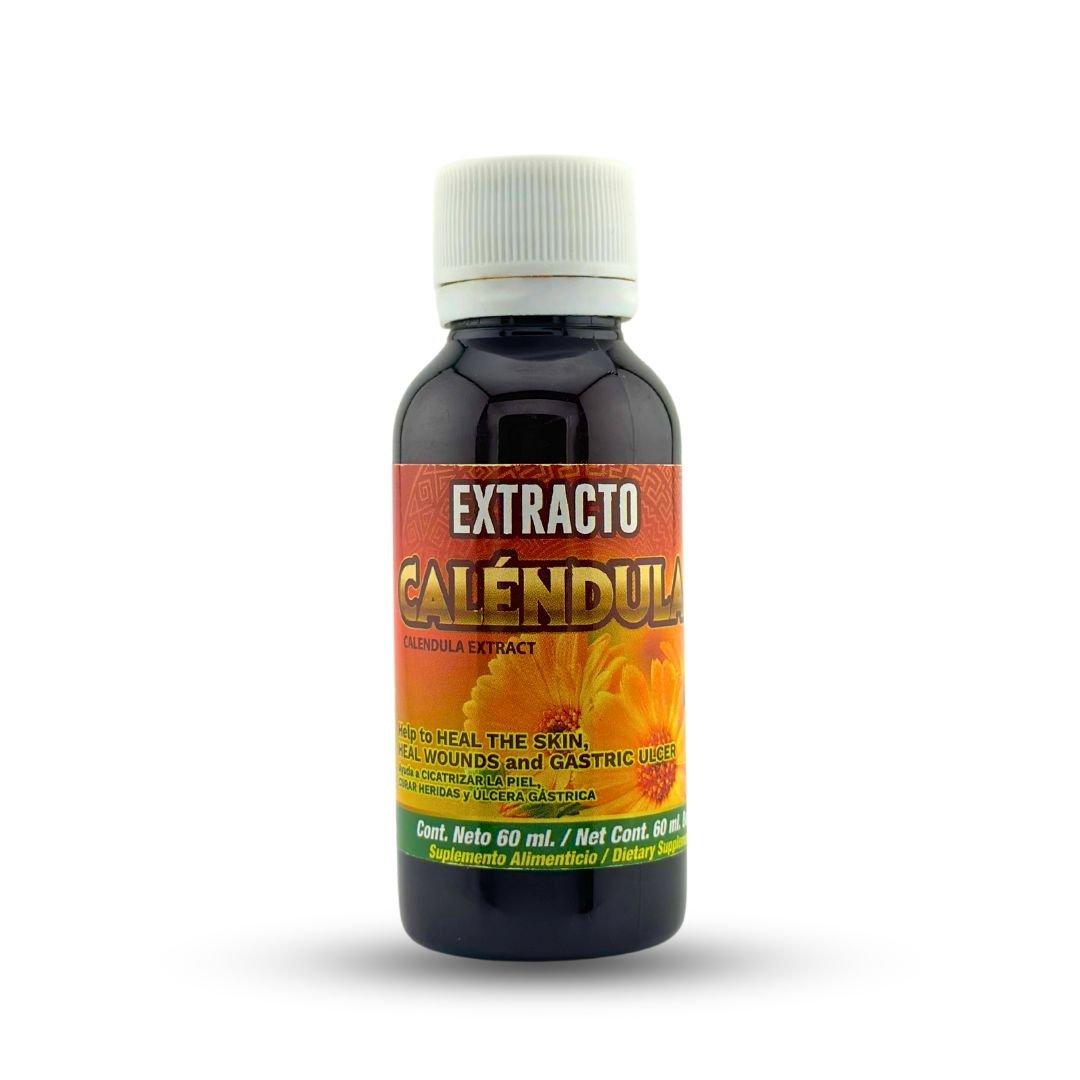Caléndula Extracto, Calendula Extract 2 oz, Natural de Mexico - Tierra Naturaleza Shop