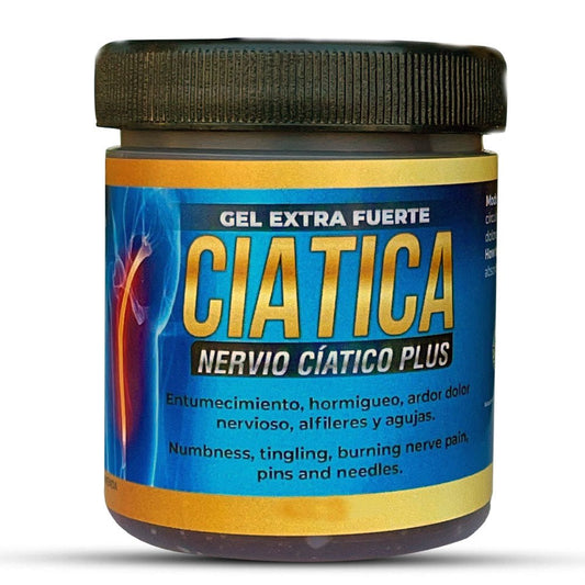 Calmante del Nervio Ciático, Sciatica Nerve Soother & Pain Relief Gel 4.4 oz, Natural de Mexico - Tierra Naturaleza Shop