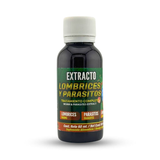 Lombrices y Parásitos Extracto, Worms & Parasites Extract 2 oz, Natural de Mexico - Tierra Naturaleza Shop