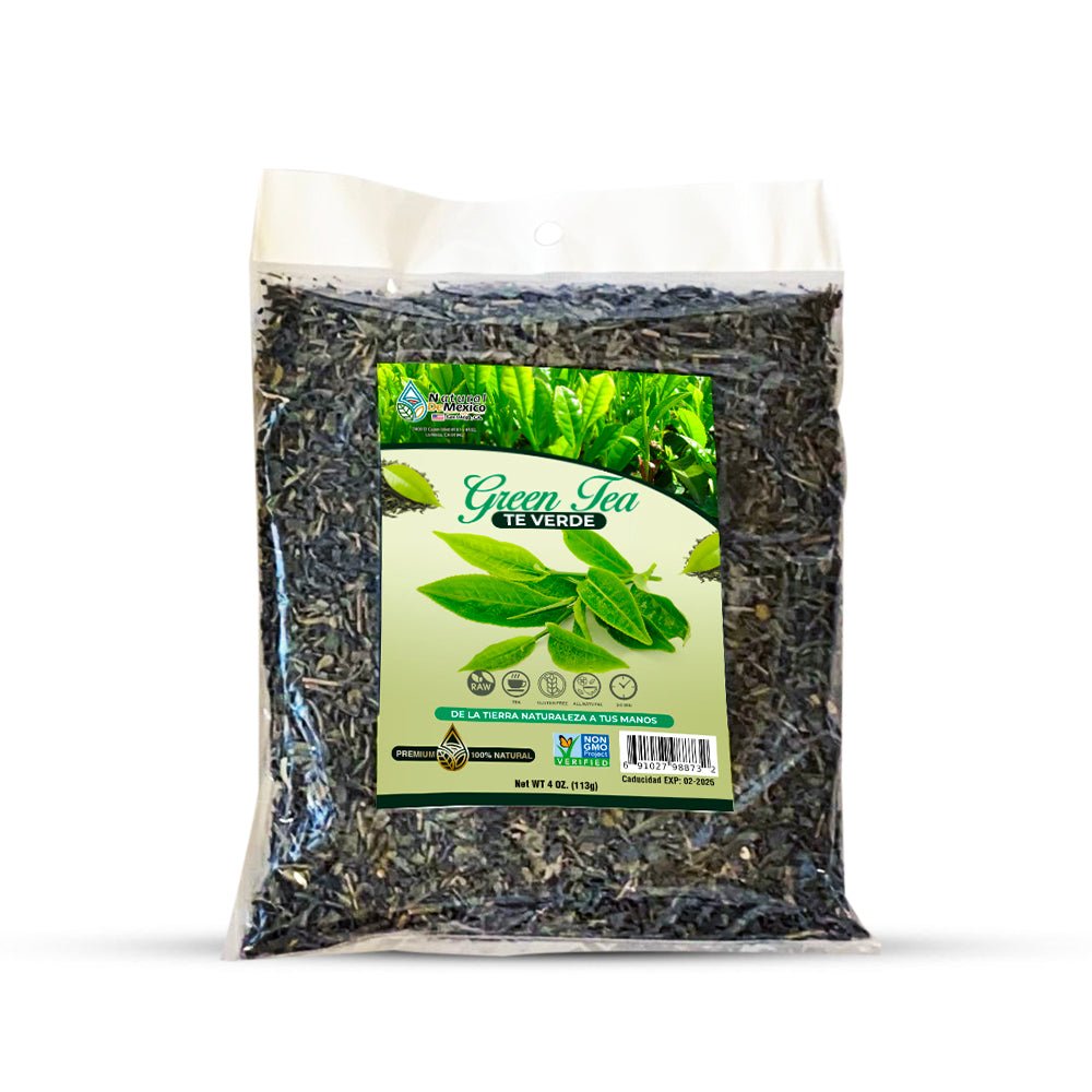 Te Verde Hierba, Green Tea Herbal Blend 4 oz, Natural de Mexico - Tierra Naturaleza Shop