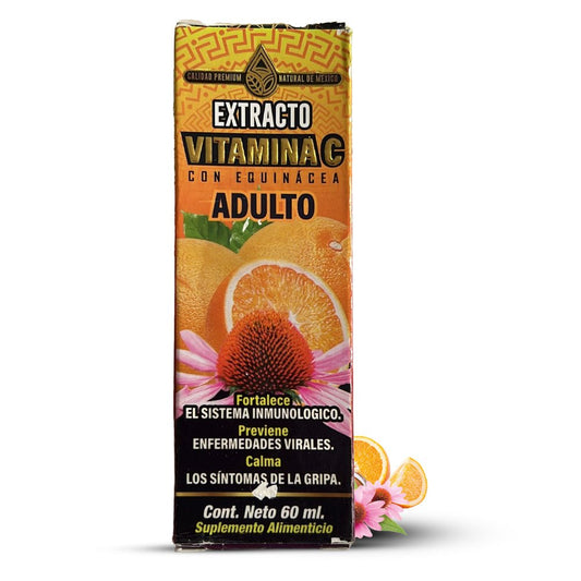 Vitamina C para Adultos Extracto, Adult Vitamin C Extract 2 oz, Natural de Mexico - Tierra Naturaleza