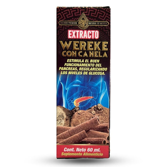 Wereke con Canela Extracto, Wereke with Cinnamon Extract 2 oz, Natural de Mexico - Tierra Naturaleza