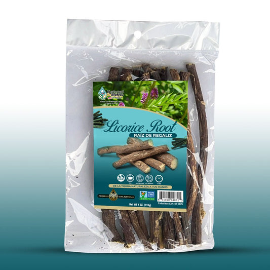 Raiz de Regaliz Hierba, Licorice Root Herb 2 oz, Natural de Mexico