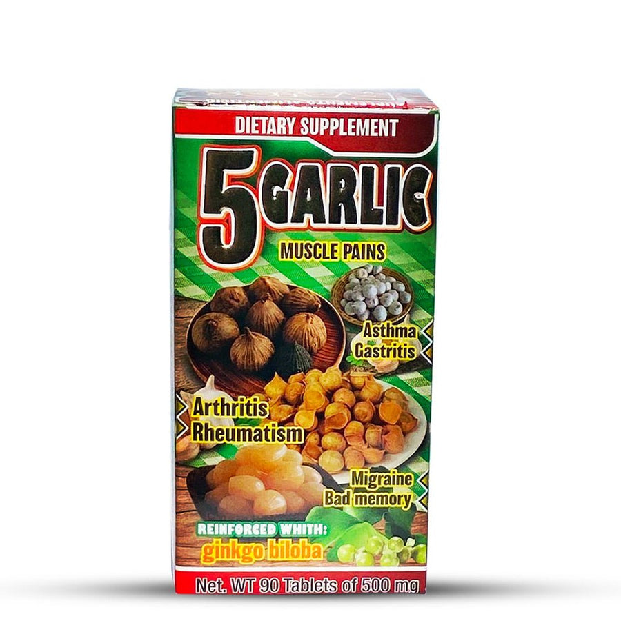 5 Ajos Suplemento, 5 Garlic Cloves Supplement 60 Caplets, Natural de Mexico - Tierra Naturaleza Shop