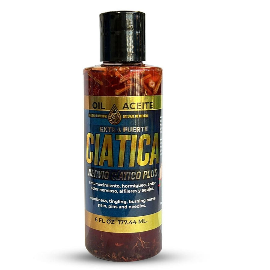 Aceite de Ciática, Sciatica Oil 6 oz, Natural de Mexico - Tierra Naturaleza