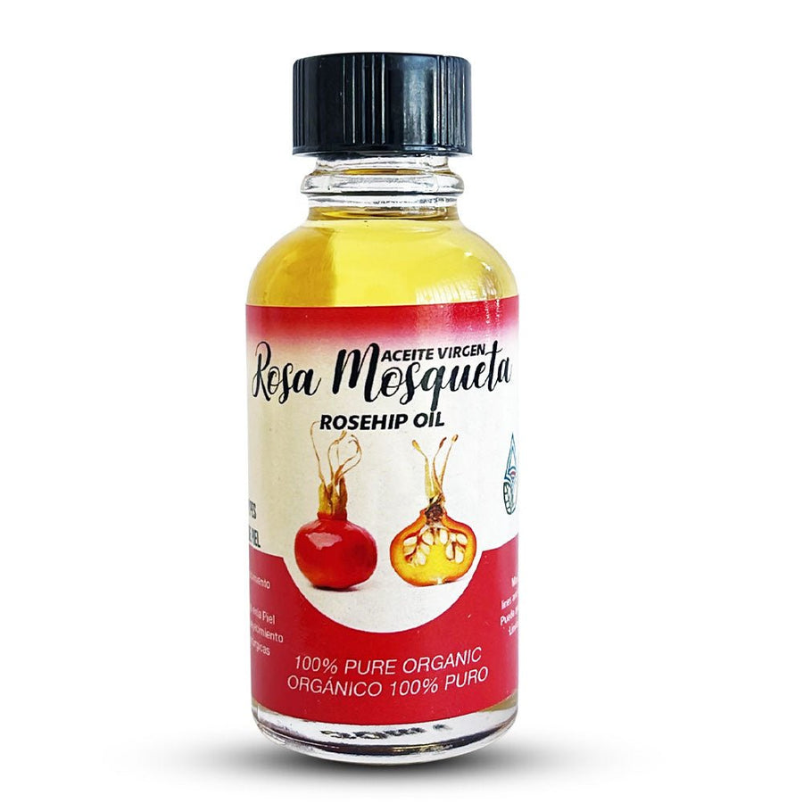 Aceite Esencial Virgen de Rosa Mosqueta, Virgin Rosehip Essential Oil 2 oz, Natural de Mexico - Tierra Naturaleza Shop