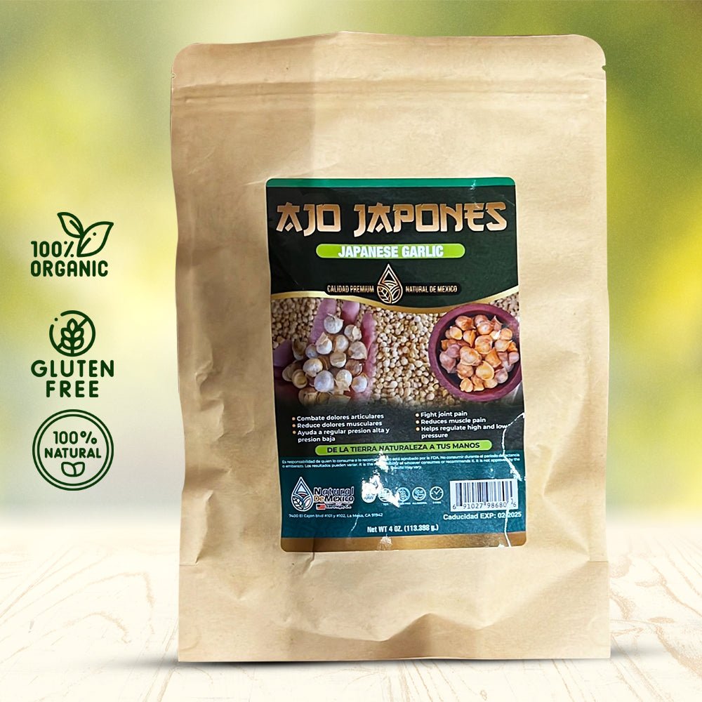 Ajo Japones, Japanese Garlic 4 oz, Natural de Mexico - Tierra Naturaleza Shop