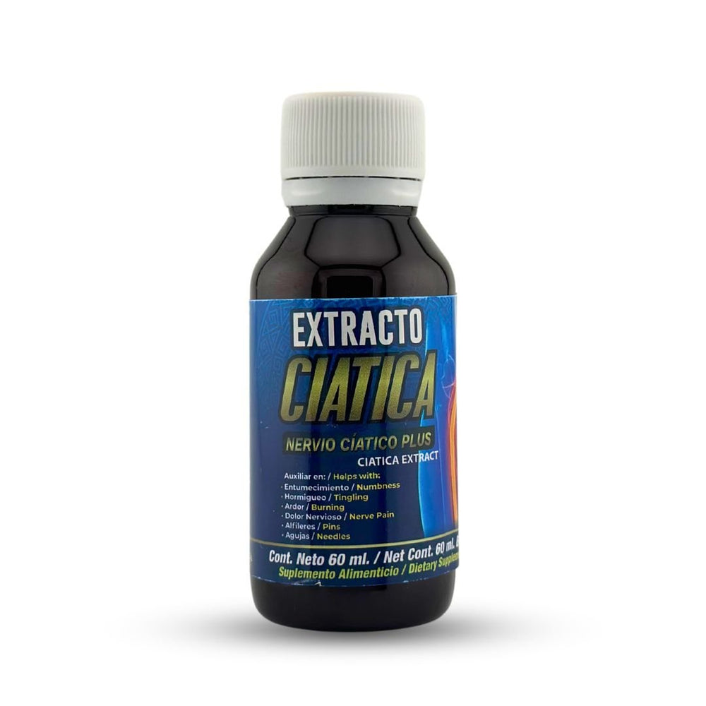 Calmante del Nervio Ciático Extracto, Sciatica Nerve Soother & Relief Extract 2 oz, Natural de Mexico - Tierra Naturaleza Shop