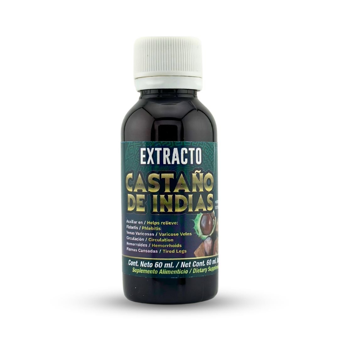 Castaño de Indias Extracto, Horse Chestnut Extract 2 oz, Natural de Mexico - Tierra Naturaleza Shop