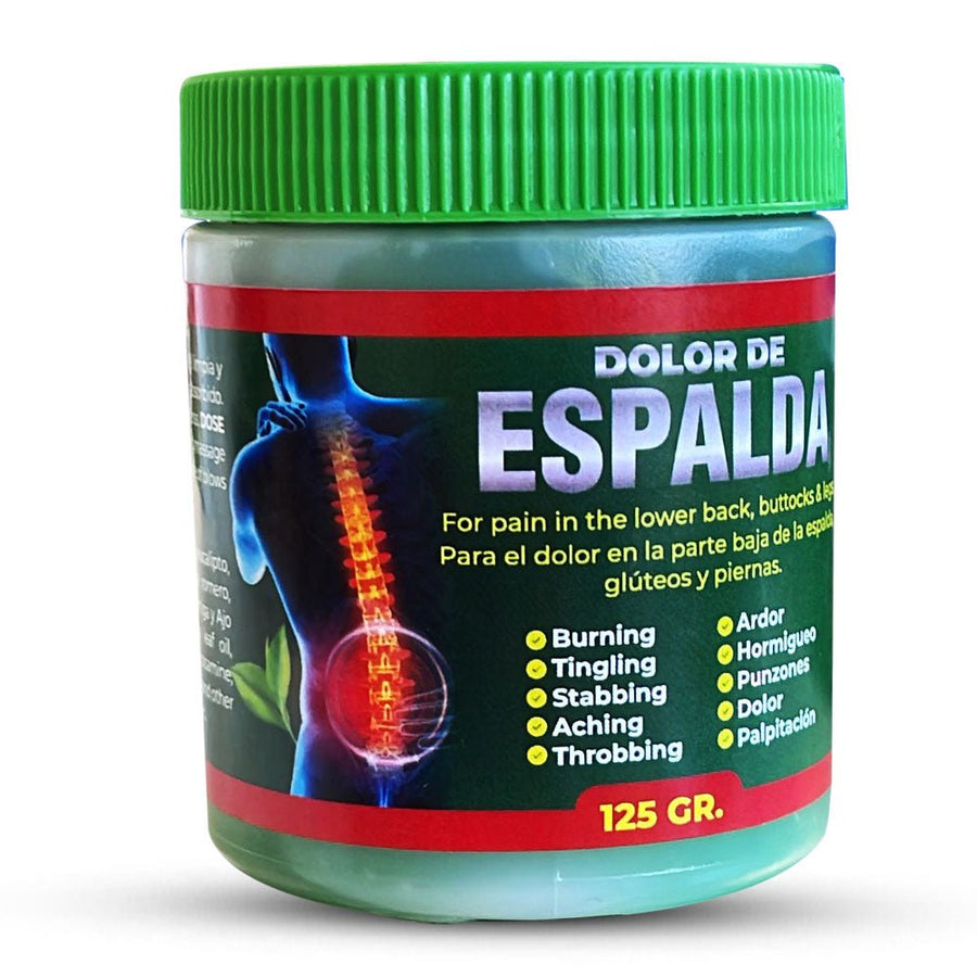 Dolor de Espalda, Joint and Back Muscle Pain Relief Gel 4.4 oz, Natural de Mexico - Tierra Naturaleza Shop