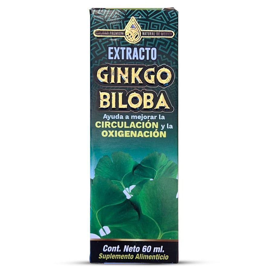 Ginkgo Biloba Extracto, Ginkgo Biloba Extract 2 oz, Natural de Mexico - Tierra Naturaleza