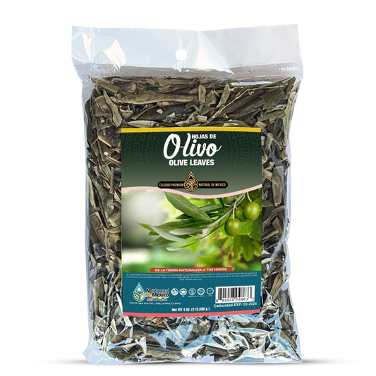 Hojas de Olivo Hierba, Olive leaves Herb 4 oz, Natural de Mexico - Tierra Naturaleza Shop