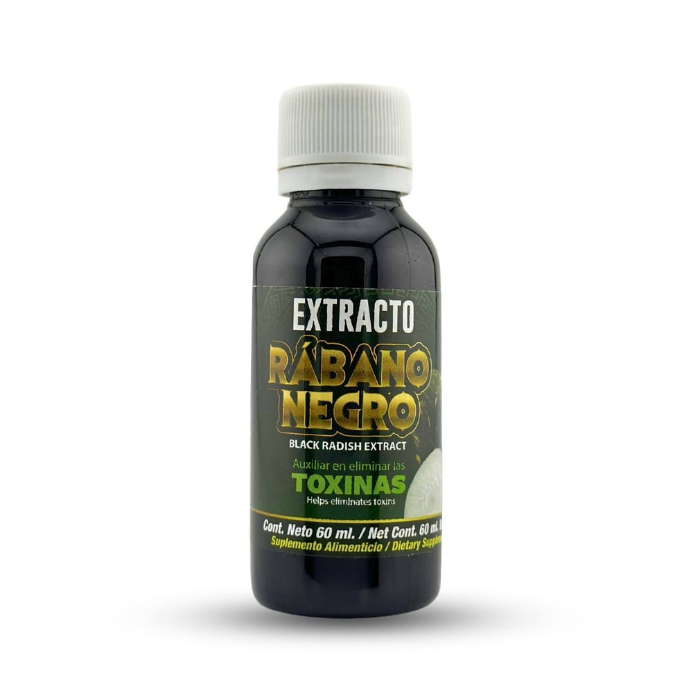 Rábano Negro Extracto, Black Radish Extract 2 oz, Natural de Mexico - Tierra Naturaleza Shop