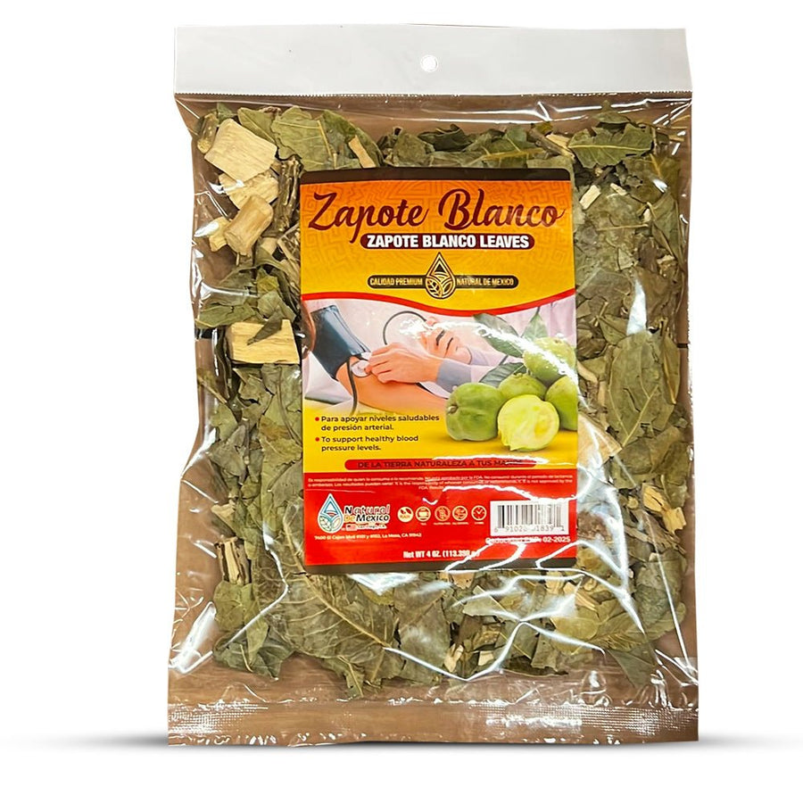 Zapote Blanco Hierba, White Sapote Herb 4 oz, Natural de Mexico - Tierra Naturaleza Shop